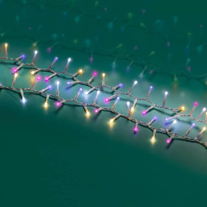 Lumineo Guirnalda de 500 Leds Multicolor 11m Interior/Exterior IP44 Multifunción 1