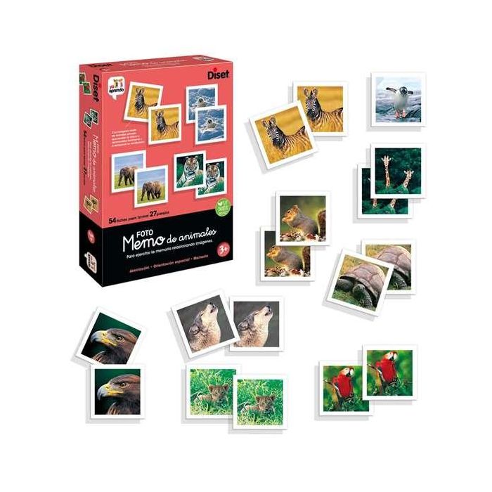 Juego memo photo animales con 54 fichas 5 Juego memo photo animales con 54 fichas 5