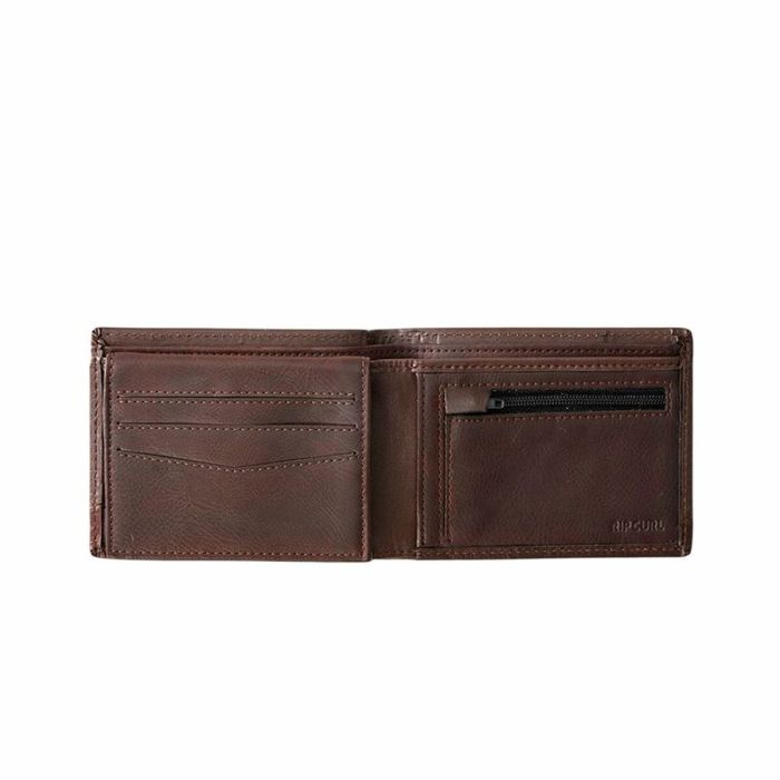 Cartera Hombre Rip Curl Ridge Pu All Day Marrón oscuro 2 Cartera Hombre Rip Curl Ridge Pu All Day Marrón oscuro 2