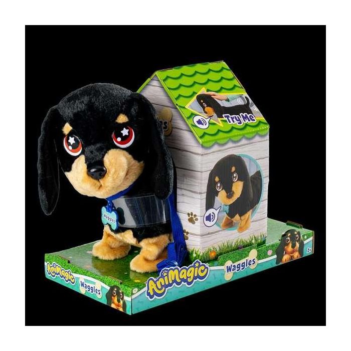 Bizak Waggles Mi Perrito Salchicha 64559091 Peluche Interactivo que camina, ladra y mueve la cola con correa incluida 8