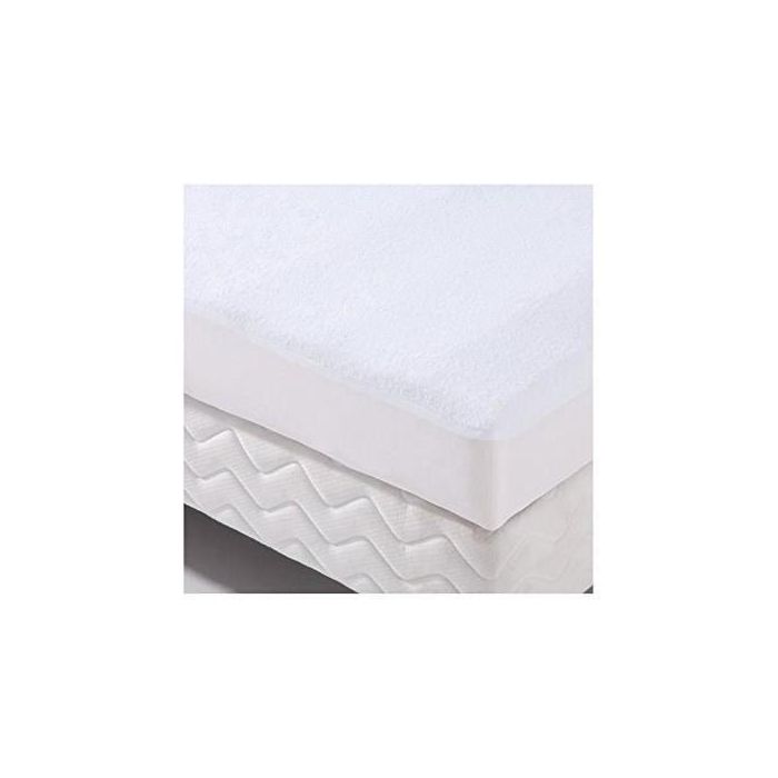 Ropa de cama cubierta impermeable esponja Transalese 100% algodón 80x190 cm blanco 1