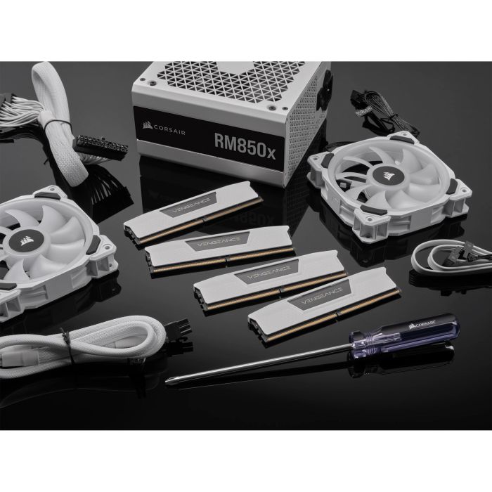 Corsair CMK32GX5M2B5200C40W Vengeance 32 GB (2x16 GB) DDR5 DIMM 5200MHz Dual-Kit para Intel XMP - Blanco 3 Corsair CMK32GX5M2B5200C40W Vengeance 32 GB (2x16 GB) DDR5 DIMM 5200MHz Dual-Kit para Intel XMP - Blanco 3