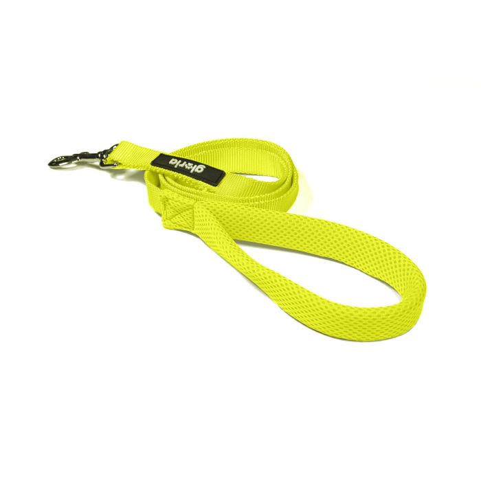 Trek Star Correa Air Mesh para Perro, Muy Ligera y Cómoda, Acolchada y Transpirable, 2cm Ancho x 120cm Largo, Amarillo 3 Trek Star Correa Air Mesh para Perro, Muy Ligera y Cómoda, Acolchada y Transpirable, 2cm Ancho x 120cm Largo, Amarillo 3