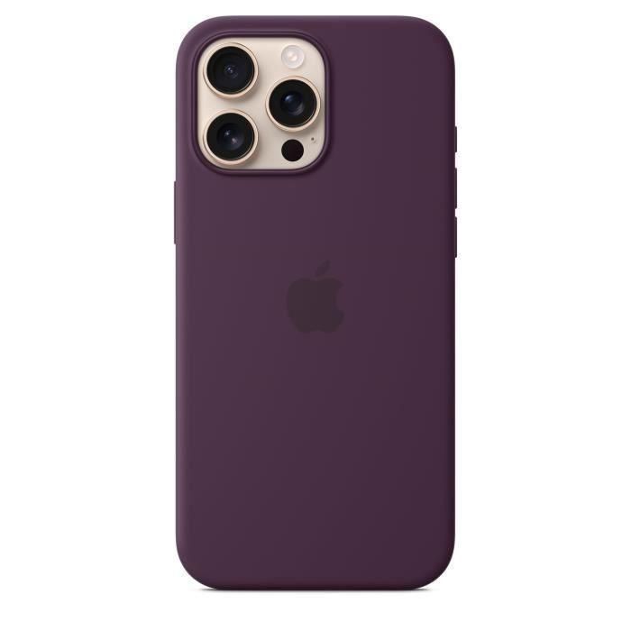 APPLE iPhone 16 Pro Max - Funda de Silicona con MagSafe - Ciruela APPLE iPhone 16 Pro Max - Funda de Silicona con MagSafe - Ciruela