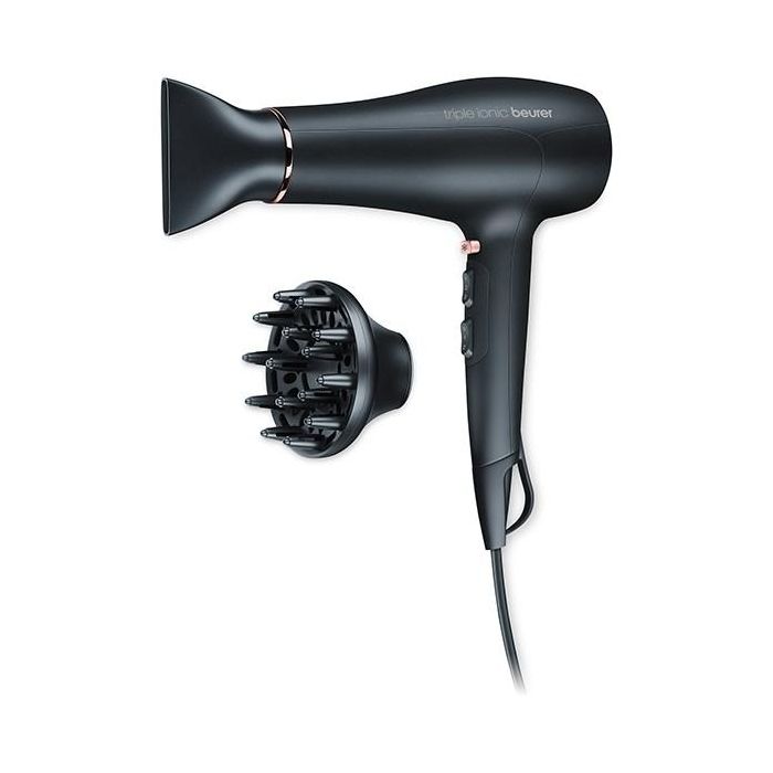 Beurer HC-50 Secador de Pelo Profesional 2200W con Función Triple Iónica - Ideal para Todo Tipo de Cabello Beurer HC-50 Secador de Pelo Profesional 2200W con Función Triple Iónica - Ideal para Todo Tipo de Cabello
