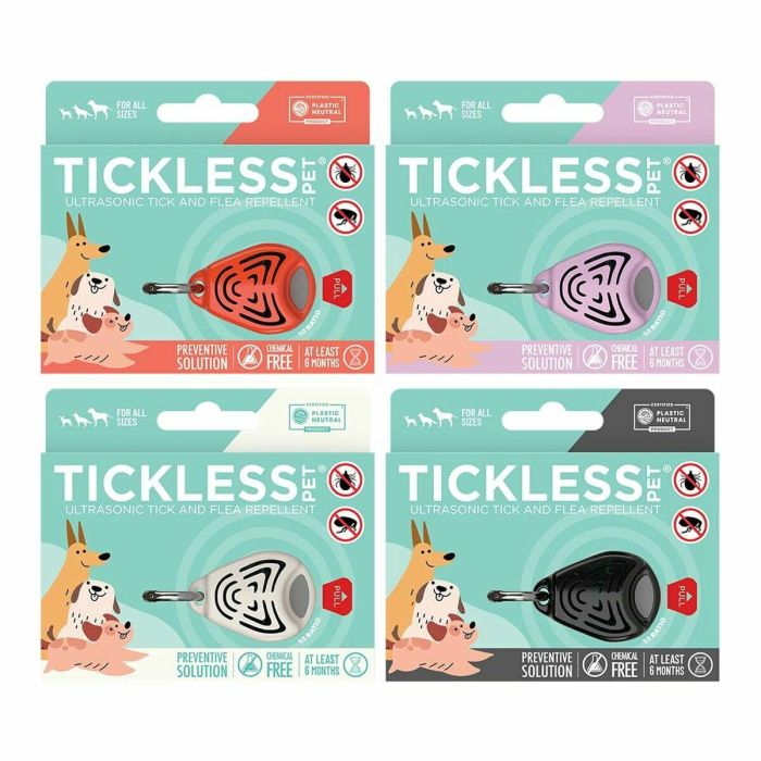 Tickless AUC5999566451010 Repelente de garrapatas y pulgas para mascotas a pilas - Beige 5 Tickless AUC5999566451010 Repelente de garrapatas y pulgas para mascotas a pilas - Beige 5