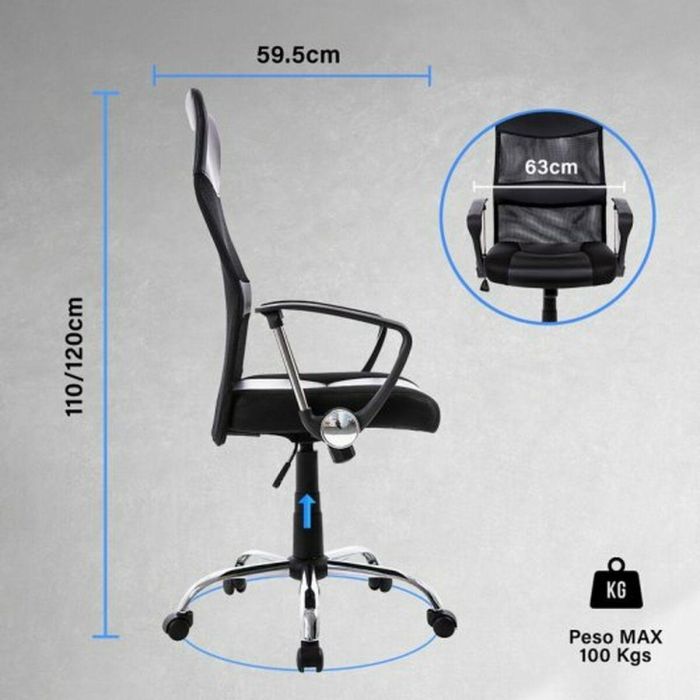 Silla de Oficina Owlotech Negro 6