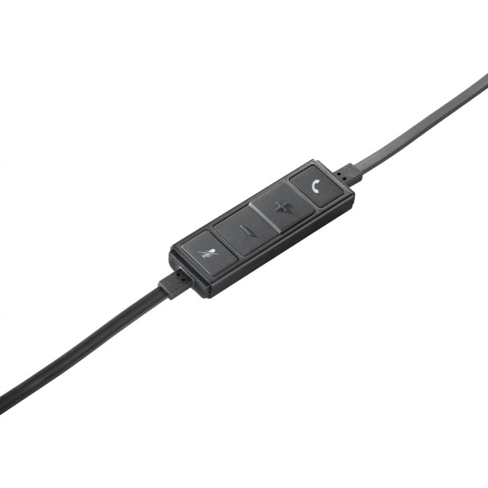 Logitech Auriculares con Micrófono H650E, Cancelación de Ruido, Compatibles con Skype, USB 5 Logitech Auriculares con Micrófono H650E, Cancelación de Ruido, Compatibles con Skype, USB 5