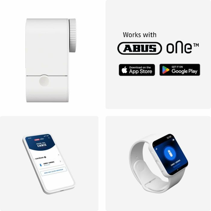 ABUS CFA4100 W Caja motorizada Bluetooth Blanco 4 ABUS CFA4100 W Caja motorizada Bluetooth Blanco 4