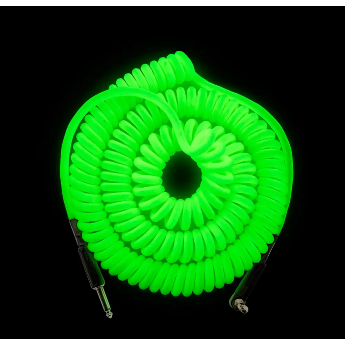 MXR Cable de Instrumento Coil Jack / Jack Ángulo 9 M - Glow In The Dark 1