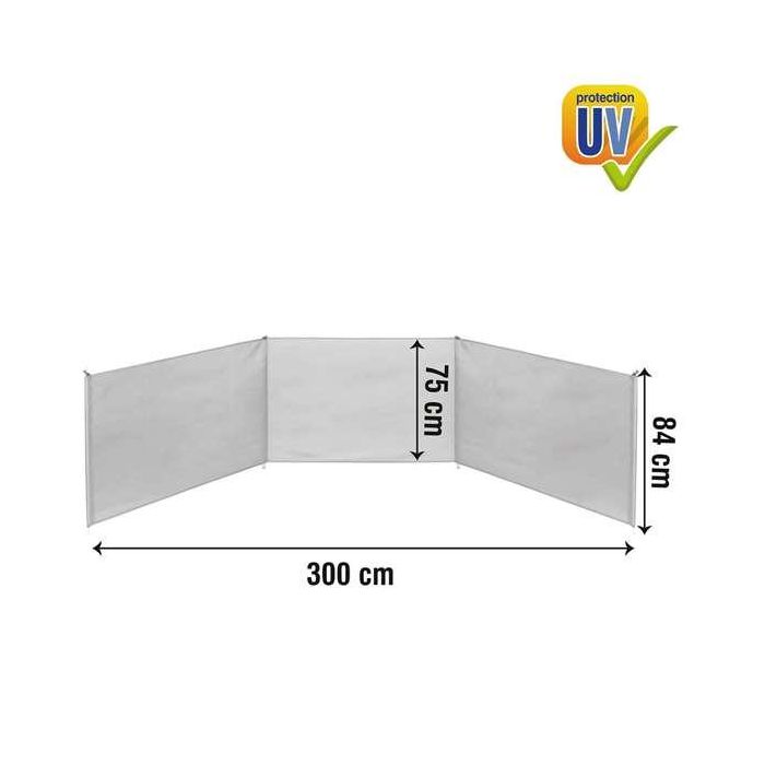 Paravientos 300 x 75/85 cm con proteccion uva 1 Paravientos 300 x 75/85 cm con proteccion uva 1