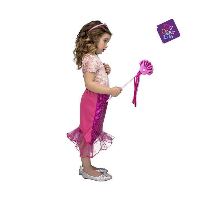 My Other Me Disfraz Tutú Sirenita Rosa Talla 3-6 Años 100% Poliéster 2