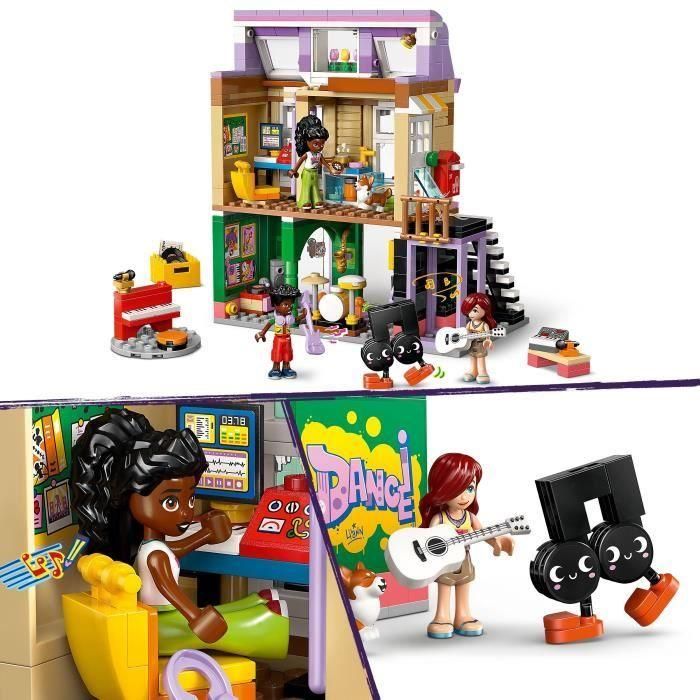 LEGO 42653 Friends Tienda de Música y Apartamento Set de Construcción con 3 Minipersonajes y Corgi para Niños y Niñas +7 Años 2 LEGO 42653 Friends Tienda de Música y Apartamento Set de Construcción con 3 Minipersonajes y Corgi para Niños y Niñas +7 Años 2