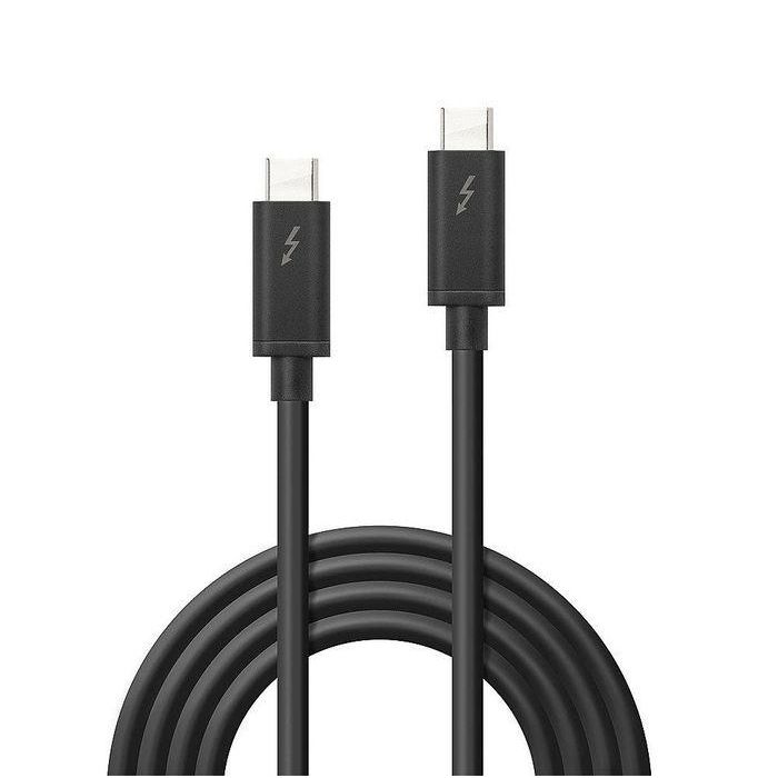 Lindy Cable Thunderbolt 3 2m Pasivo USB-C, 20Gbps Datos, 4K 60Hz Dual Display, 100W Carga PD, Daisy-Chain 6 Dispositivos 1 Lindy Cable Thunderbolt 3 2m Pasivo USB-C, 20Gbps Datos, 4K 60Hz Dual Display, 100W Carga PD, Daisy-Chain 6 Dispositivos 1