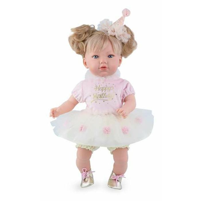 Muñeca alina party en estuche cuerpo blandito 45cm