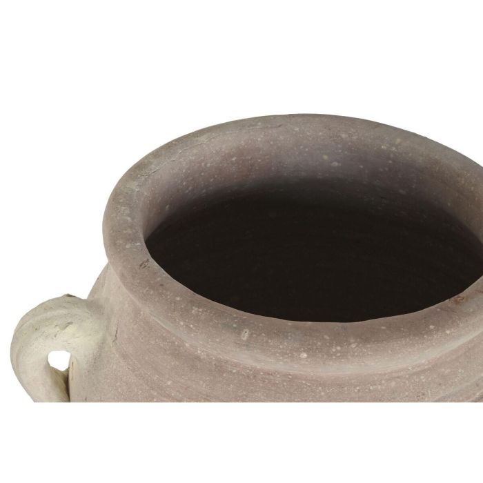 DKD Home Decor Ánfora Mediterránea de Terracota, Hecha a Mano Artesanal, Colección Jerba, 80x60x60 cm, 2 Asas, Boca 34 cm 4