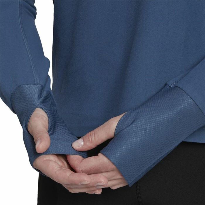 Camiseta de Manga Larga de Mujer Adidas Own the Run 1/2 Zip Añil 2 Camiseta de Manga Larga de Mujer Adidas Own the Run 1/2 Zip Añil 2