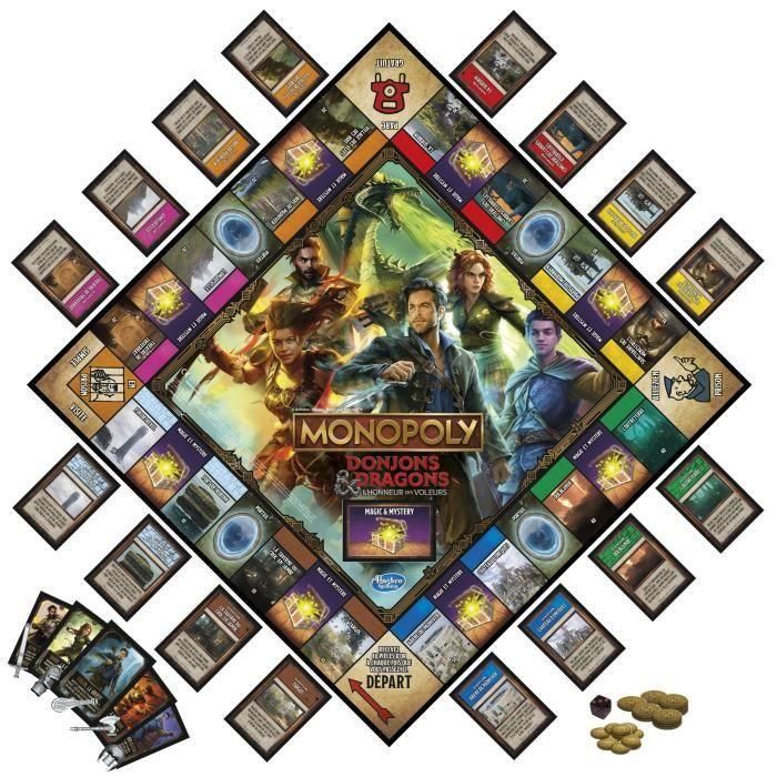Monopoly D&D la Película - Juego de Mesa - Dragones y Mazmorras 1 Monopoly D&D la Película - Juego de Mesa - Dragones y Mazmorras 1