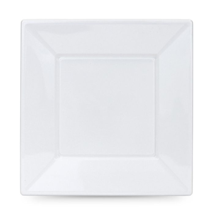 Set de 5 platos cuadrados ecológicos de plástico 23 cm Algon (36 Cajas) 2 Set de 5 platos cuadrados ecológicos de plástico 23 cm Algon (36 Cajas) 2
