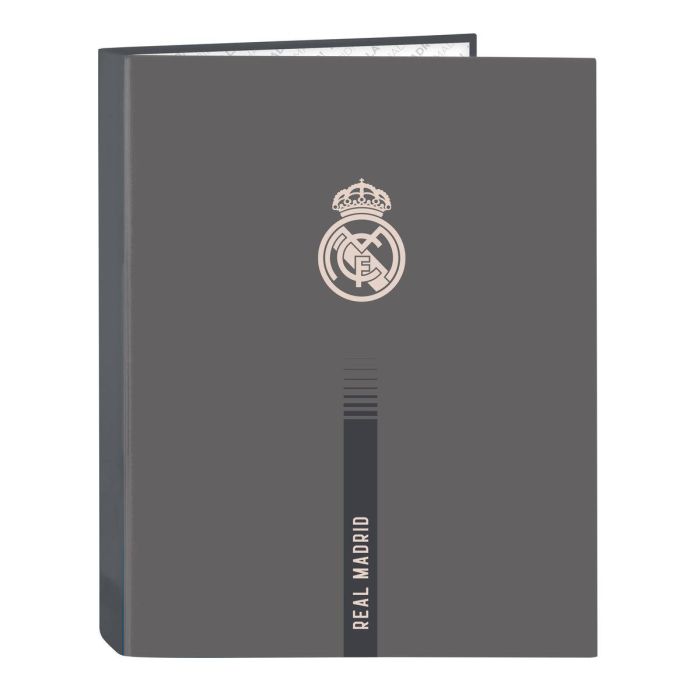 Carpeta de anillas Real Madrid C.F. Gris A4 26.5 x 33 x 4 cm 0 Carpeta de anillas Real Madrid C.F. Gris A4 26.5 x 33 x 4 cm 0