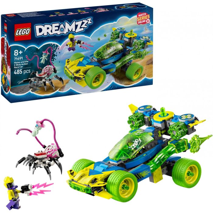 Lego 71491 Mateo y Z-Blob Coche de Carreras de LEGO DREAMZzz - 2 en 1 Todoterreno o Moto Superveloz con Mateo y D-Shock 14 Lego 71491 Mateo y Z-Blob Coche de Carreras de LEGO DREAMZzz - 2 en 1 Todoterreno o Moto Superveloz con Mateo y D-Shock 14