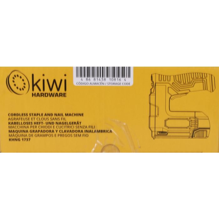 Grapadora Inalámbrica Kiwi 4.0 V (4 Unidades) 3 Grapadora Inalámbrica Kiwi 4.0 V (4 Unidades) 3