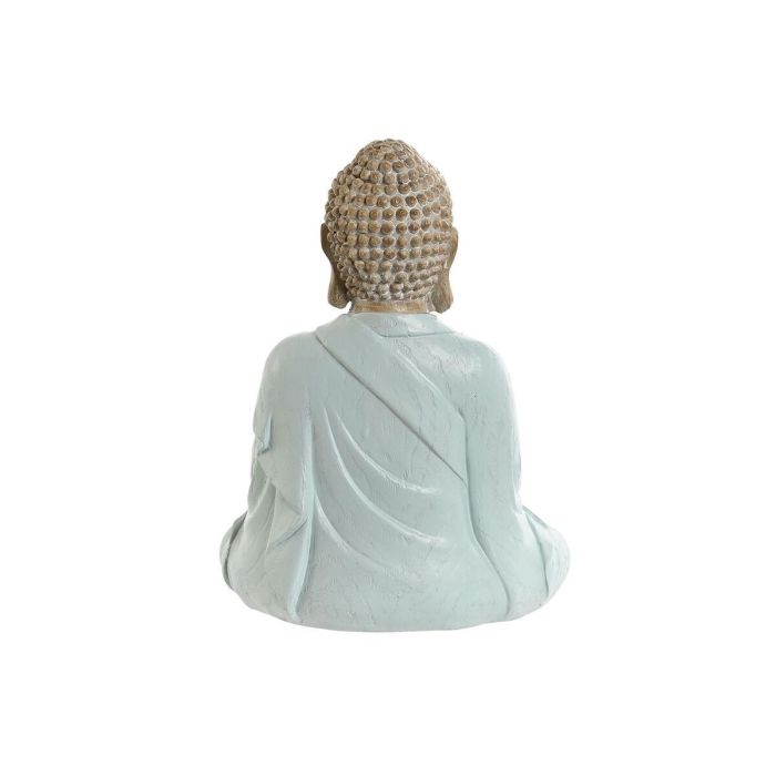 Figura Decorativa Home ESPRIT Blanco Verde Turquesa Buda Oriental 14 x 10,5 x 18,5 cm (3 Unidades) 2 Figura Decorativa Home ESPRIT Blanco Verde Turquesa Buda Oriental 14 x 10,5 x 18,5 cm (3 Unidades) 2