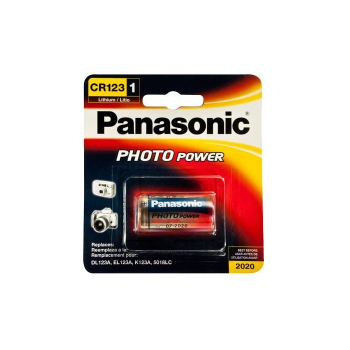 Panasonic CR123 A, 3V, 1400mAhLi-Ion, Photo Power