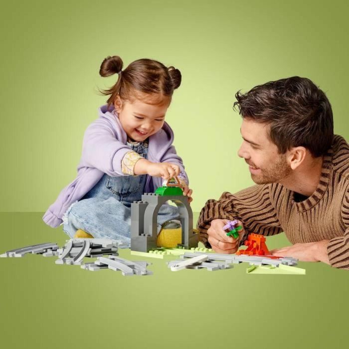 Lego DUPLO 10425 Set de expansión: Vías de tren y túnel - Juguete para niños 2
