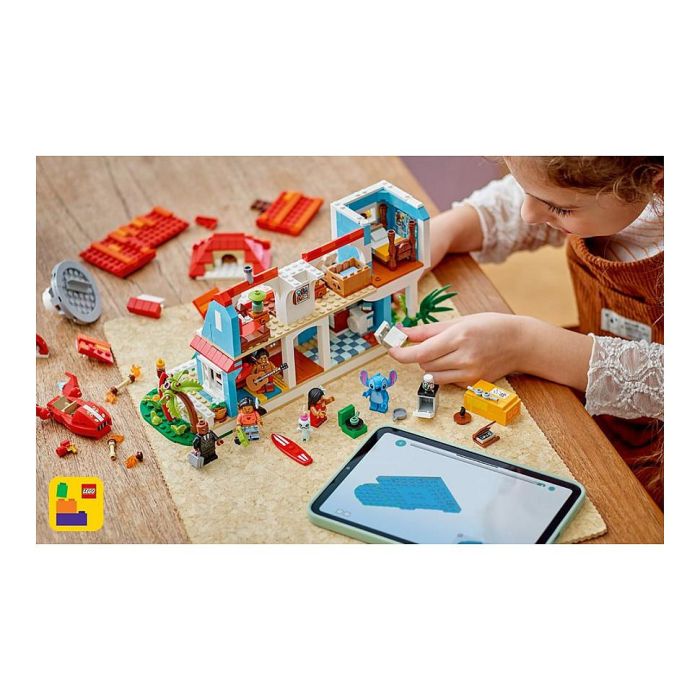 LEGO 43268 Casa de playa de Disney Lilo & Stitch para niños y fans 9