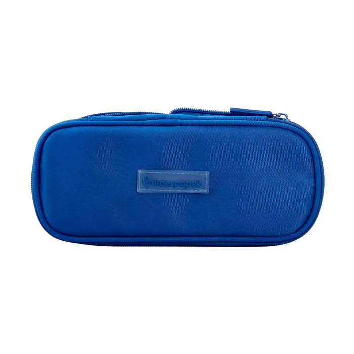 Liderpapel Estuche Portatodo Color Pop con Compartimento Extensible, 2 Cremalleras, Azul, 230x60 mm 1