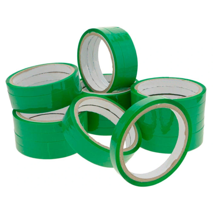 Q-connect Cinta Adhesiva 66 mt x 9 mm Verde para Cerrar Bolsas 3 Q-connect Cinta Adhesiva 66 mt x 9 mm Verde para Cerrar Bolsas 3