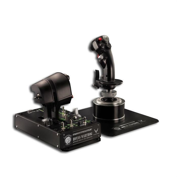 Thrustmaster HOTAS Warthog - Sistema de Control de Vuelo Avanzado para PC: Joystick de Precisión, Doble Acelerador y Panel de Control 1