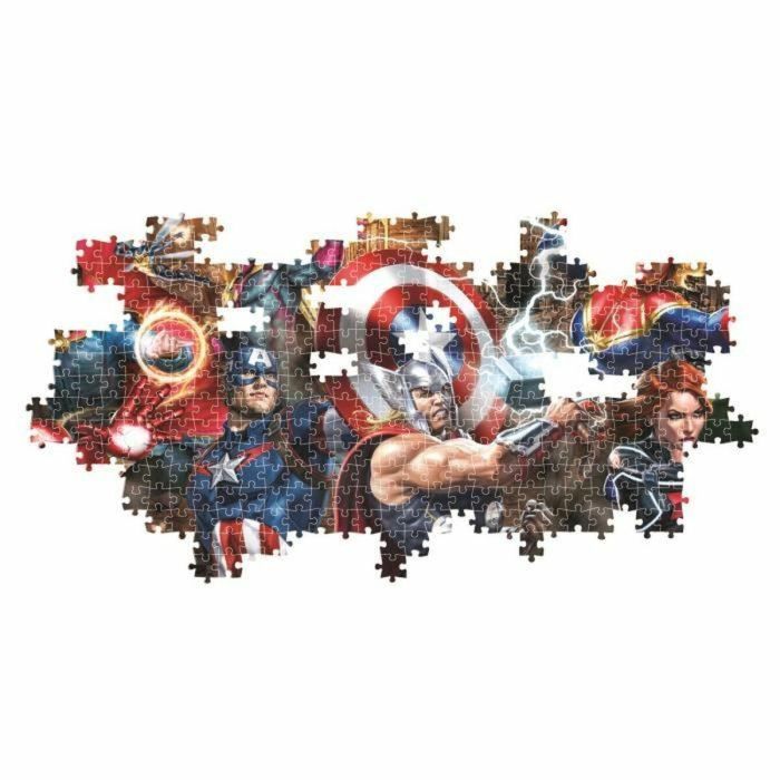 Clementoni CLE1722591261933 Puzzle Compacto 1000 piezas Panorama Marvel Los Vengadores 4 Clementoni CLE1722591261933 Puzzle Compacto 1000 piezas Panorama Marvel Los Vengadores 4