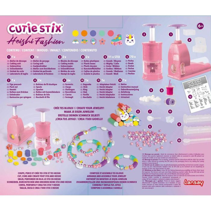 Lansay Set Cutie Stix Heishi Fashion A partir de 6 años 1