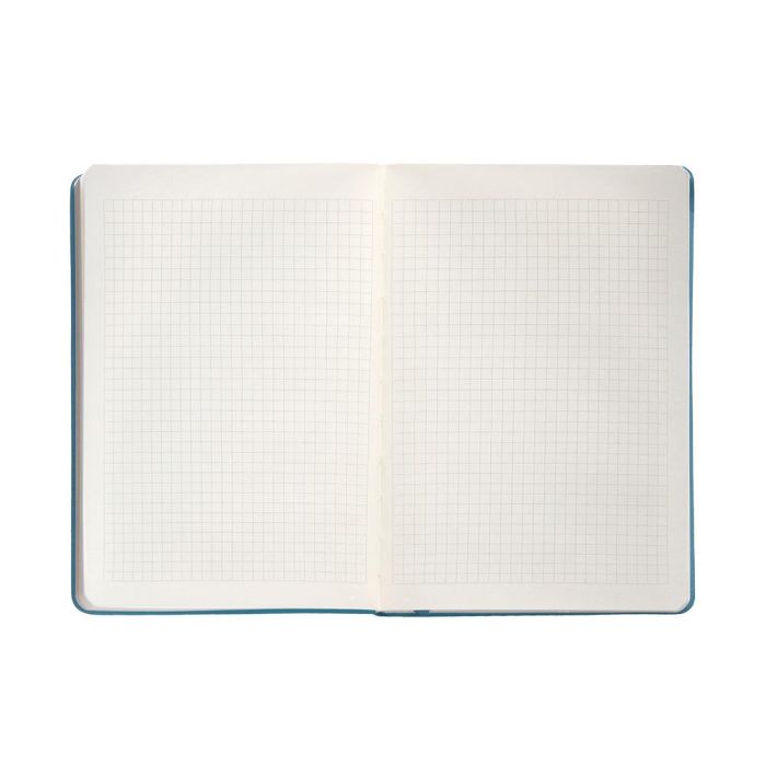 Cuaderno Con Gomilla Antartik Notes Tapa Dura A4 Hojas Cuadricula Azul Claro 100 Hojas 80 gr Fsc 7