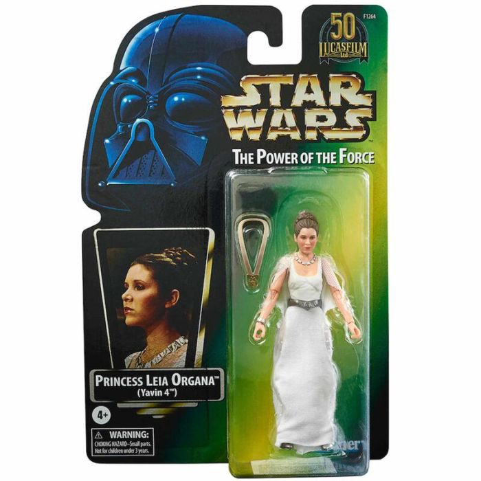 HASBRO Figura Star Wars The Power of the Force Princess Leia Organa 15cm Articulada con Accesorios