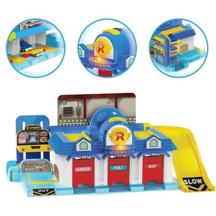 Silverlit AAATF85206 Playset HQ Garaje para minivehículos, incluye 1 vehículo, a partir de 3 años 2