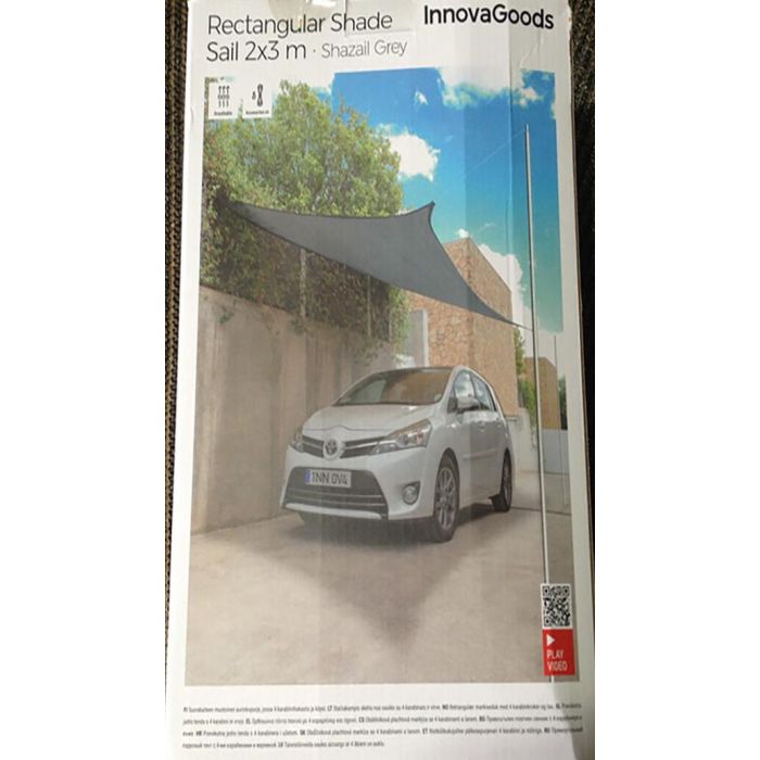Toldo Vela Sombra Rectangular Shazail Innovago - Inde (4 Unidades) 6 Toldo Vela Sombra Rectangular Shazail Innovago - Inde (4 Unidades) 6