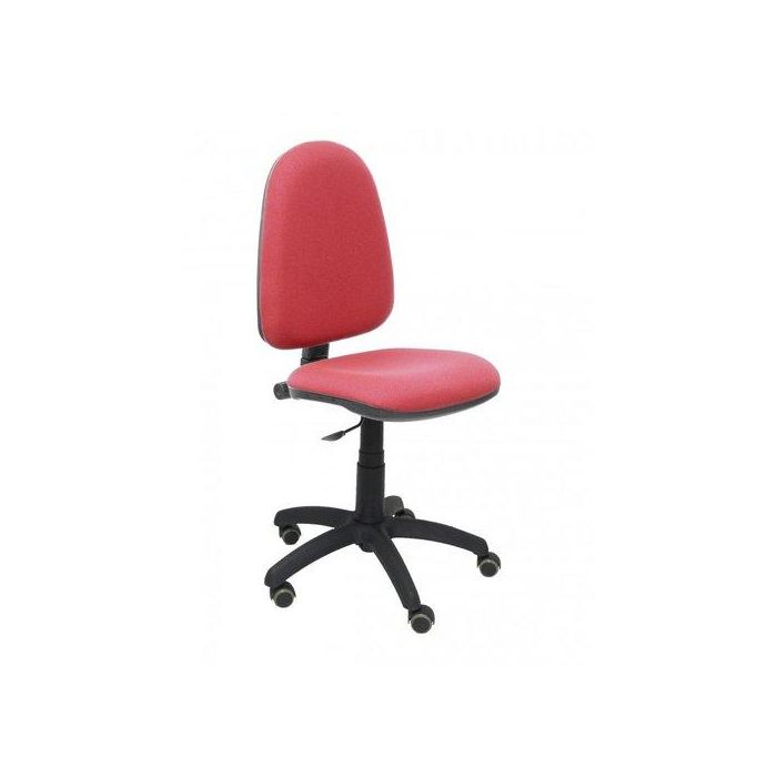 Silla Piqueras Y Crespo Ayna Mecanismo Contacto Permanente Ruedas De Parquet Asiento Y Respaldo Tapizado Bali Granate