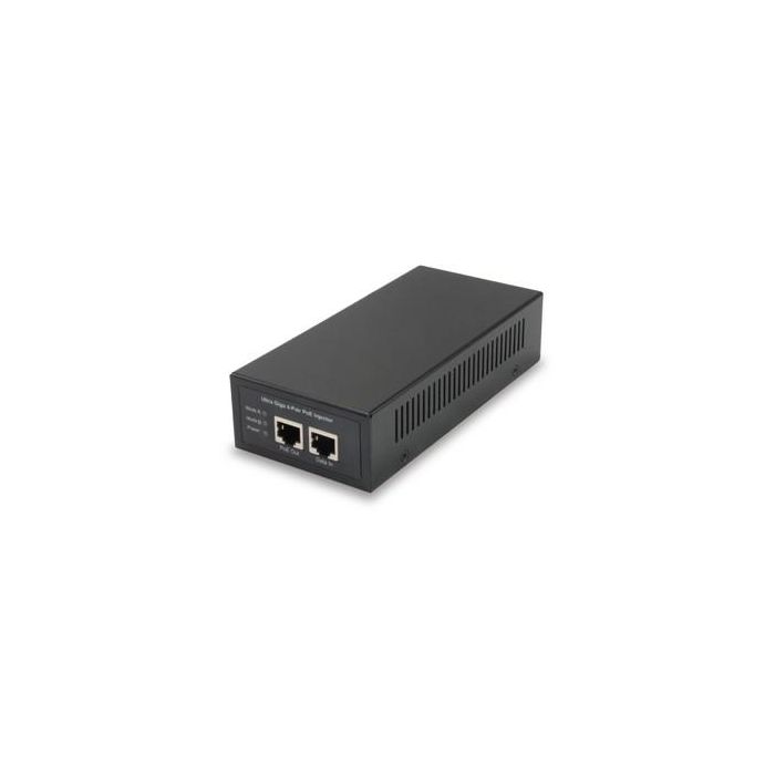 LevelOne POI-5002 Inyector PoE++ 90W Gigabit Ethernet Adaptador IEEE 802.3bt Negro para Montaje en Pared