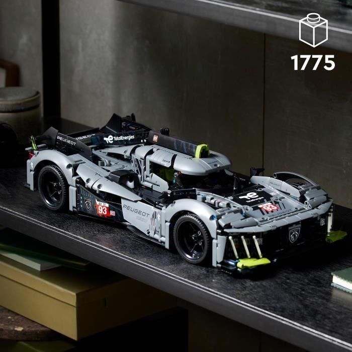 LEGO 42156 Technic Peugeot 9x8 24h Le Mans Hybrid HyperCar, Coche de Carreras Modelo 1