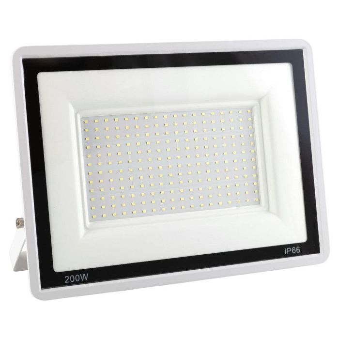 Foco Proyector LED 200W 16.000Lm 6000ºK IP66 Regulable 60,000H Acabado Blanco [LM-6016-W-CW]