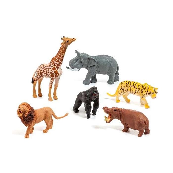Figura animales salvajes set 6 unidades 1 Figura animales salvajes set 6 unidades 1