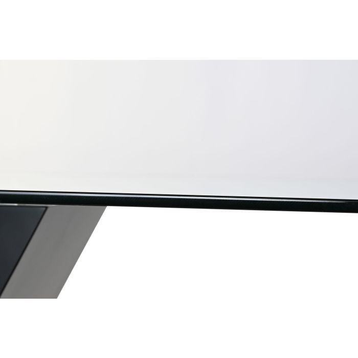 DKD Home Decor Mesa Comedor Moderno Negro Cristal Templado MDF Acero 180 x 90 x 76 cm 5 DKD Home Decor Mesa Comedor Moderno Negro Cristal Templado MDF Acero 180 x 90 x 76 cm 5