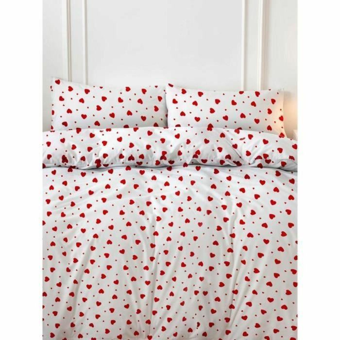 Juego de funda nórdica Rojo Cama de 200 3 Piezas 2 Juego de funda nórdica Rojo Cama de 200 3 Piezas 2
