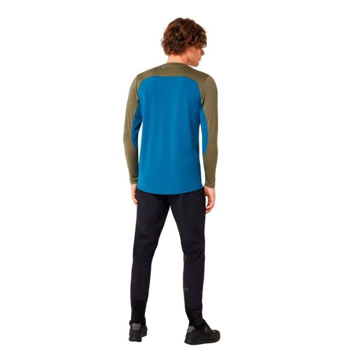 Maillot de ciclismo Oakley Free Ride Rc Ls Azul S 2