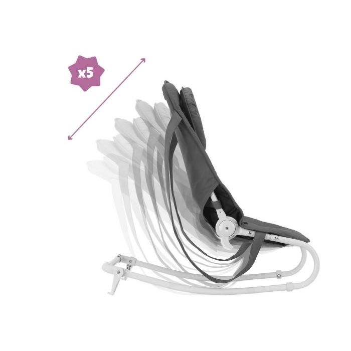 Badabulle Transat Easy Moonlight Tumbona para Bebé desde Nacimiento, 5 Posiciones Ajustables, Plegado Ultraplano y Lavable 6 Badabulle Transat Easy Moonlight Tumbona para Bebé desde Nacimiento, 5 Posiciones Ajustables, Plegado Ultraplano y Lavable 6