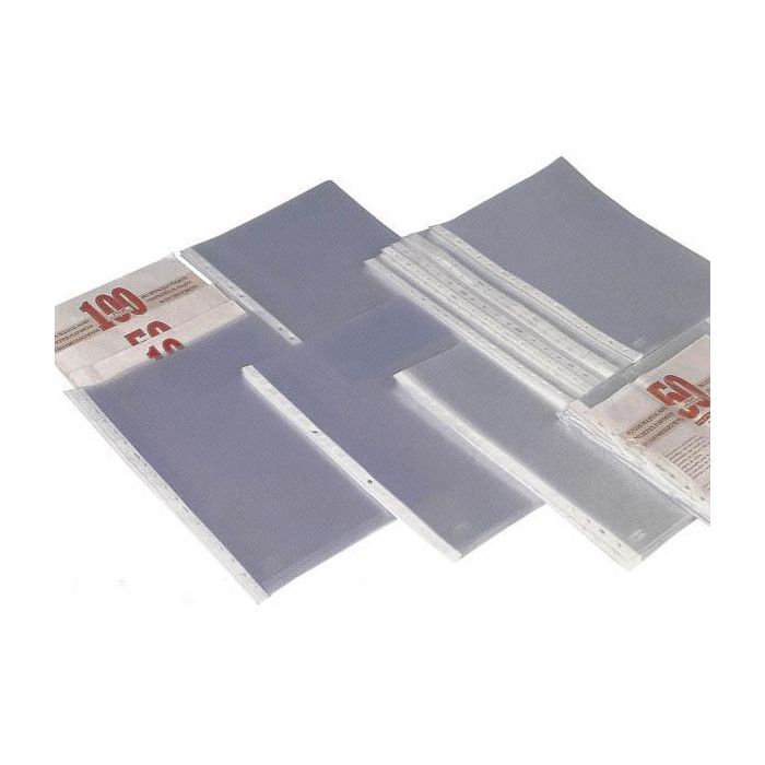 Grafoplas Fundas Multitaladro 16 Pp Galga Estándar Folio Transparente Bolsa -10U- Grafoplas Fundas Multitaladro 16 Pp Galga Estándar Folio Transparente Bolsa -10U-
