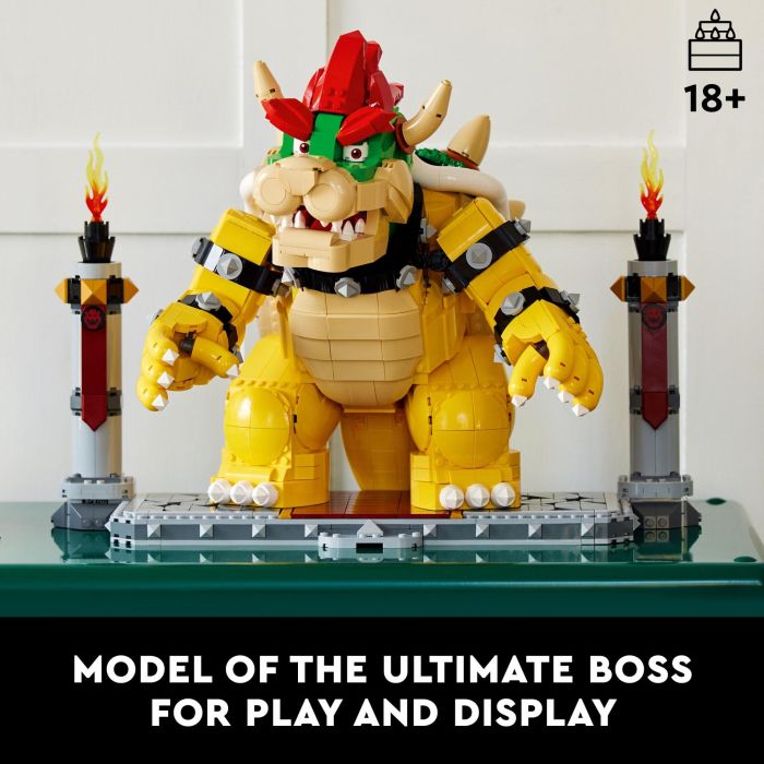 LEGO 71411 Super Mario El Poderoso Bowser - Figura Kit de Construcción Coleccionable 9